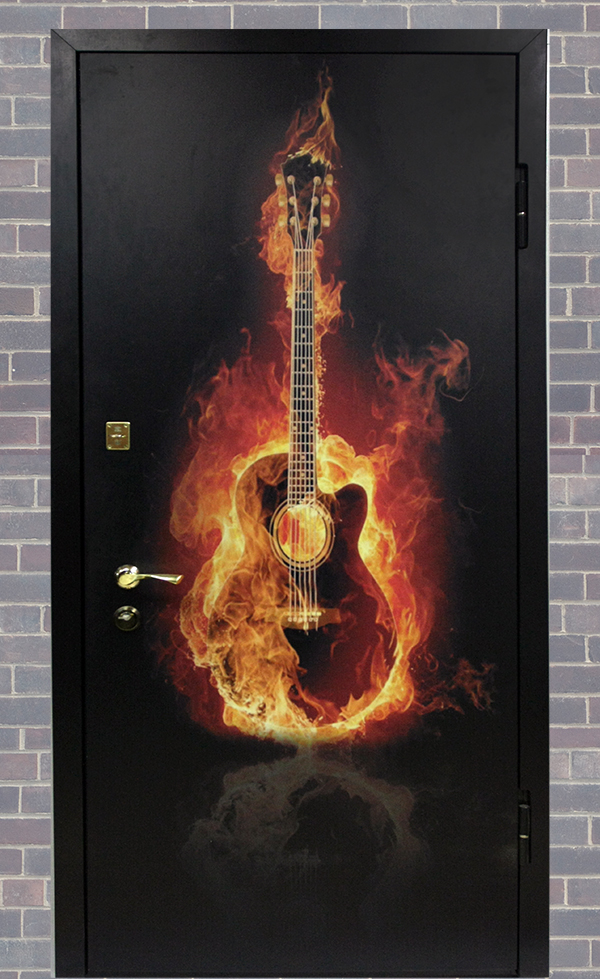 металлическая дверь рок-н-ролл